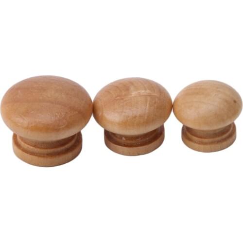 10pcs/set Handles Natural Wooden Cabinet Drawer Wardrobe Knobs Door Pull Kitchen Handle Furniture Hardware