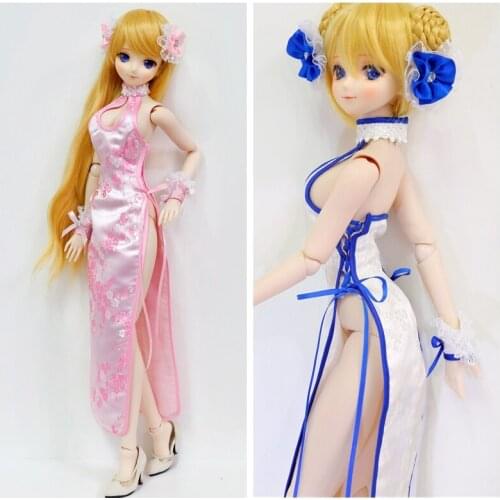1/3 scale BJD clothes Ancient Costume Vintage cheongsam suit dress for BJD/SD DD DY GR SD13 girl accessories C0257