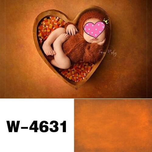 Pure Color Photography Backdrop Orange Muslin Portrait Background,Washable,Thick Cloth