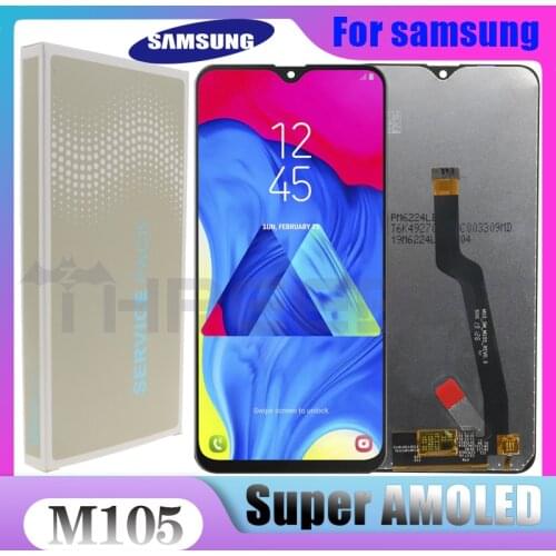 New Original 6.2'' SUPER AMOLED LCD For SAMSUNG Galaxy M10 2019 Display SM-M105 M105F M105G/DS Touch Screen Digitizer Assembly