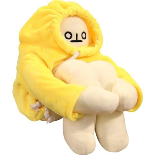 18-65CM Банановый человек Korean Banana man Movie Anime Plush Toys Pendant Pillow Doll Office Decoration Gift for girl friend