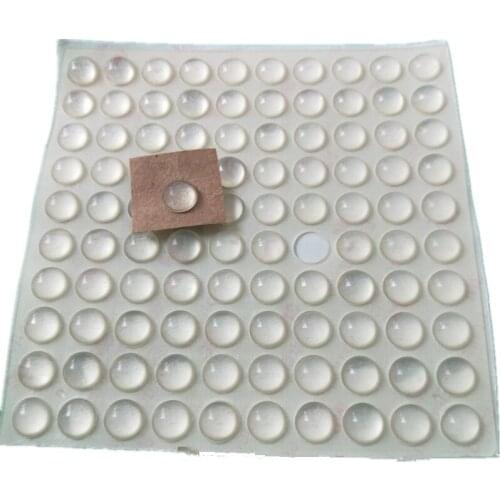 500pcs 9.5*3.8mm Self Adhesive Soft and Clear Anti Slip Bumpers Silicone Rubber Feet Pads High Sticky Silicone Shock Absorber
