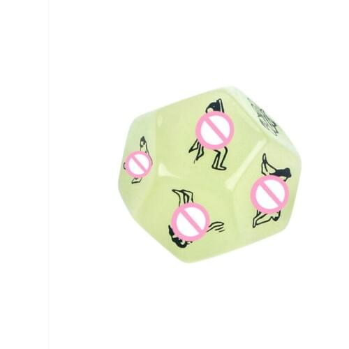 Sex Dice Erotic Craps Toys Love For Adults Games Couples Bar Gift Noctilucent Dice Accessories Bdsm Bondage Dice Sex Toys