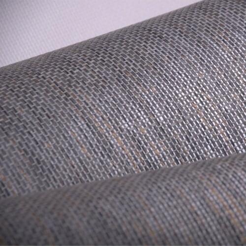 2020 MY WIND grey Paper Grasscloth Wallpapers Luxury Natural Material Innocuity 3D Paper Weave Design Wallpaper In Roll Decor