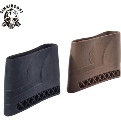 Tactical Shotgun Slip-On Butt Stock Extension Rubber Recoil Pad Rifle Protector For Paintball Airsoft Hunting Accessories