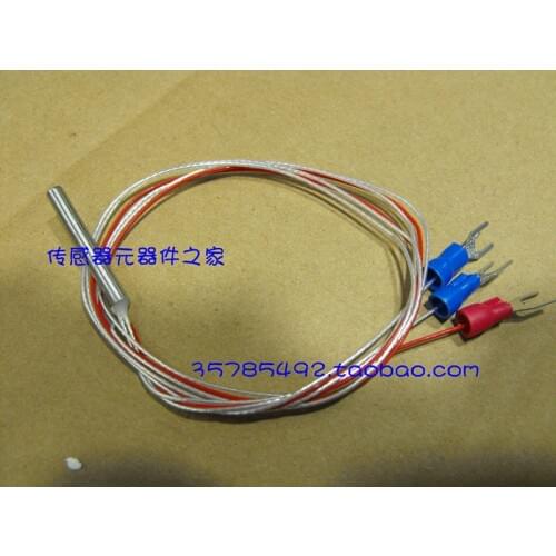 Three-wire precision platinum resistance temperature probe pt100 4 * 30 * 500 thermocouple, Free Shipping