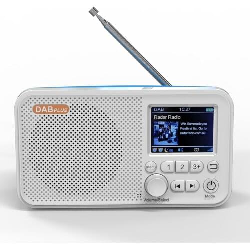 C10 2.4 inch DAB DAB+ FM Digital Radio with Telescopic Antenna Color LCD Display Bluetooth-compatible Broadcasting Radio