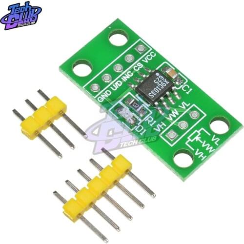 DC3V-5V X9C103S Digital Potentiometer Board Module for Arduino 10K Span Potentiometer Diy KIT Electronic PCB Board