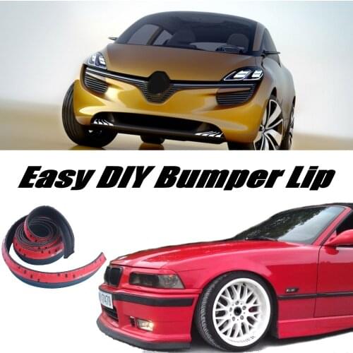 NOVOVISU Bumper Lip Deflector Lips For Renault R-Space R Space Front Spoiler Skirt For Tuning Car View / Body Kit / Strip