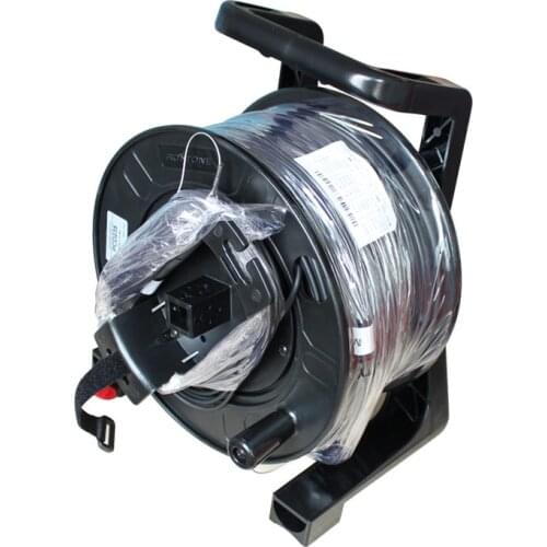 Ten gigabit 200m outdoor optic fiber cable single mode cable Portable Field Deployable Tactical Fiber Optic Cable with Reels