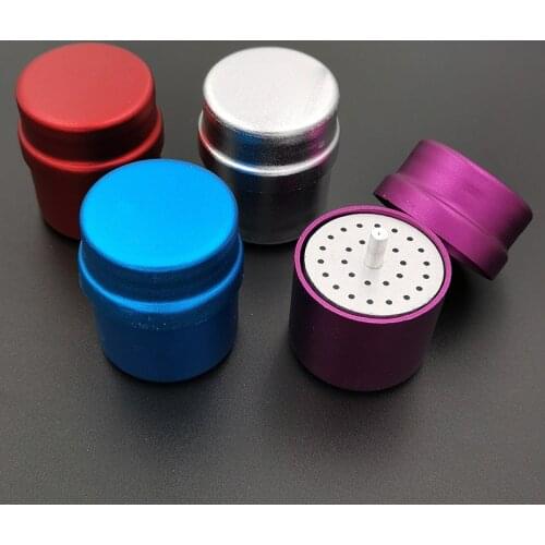 Colorful 28 hole Dental Disinfection Box Autoclavable Dental Endo Files Box ALUMINIUM Dental Burs Disinfection Instrument Dental