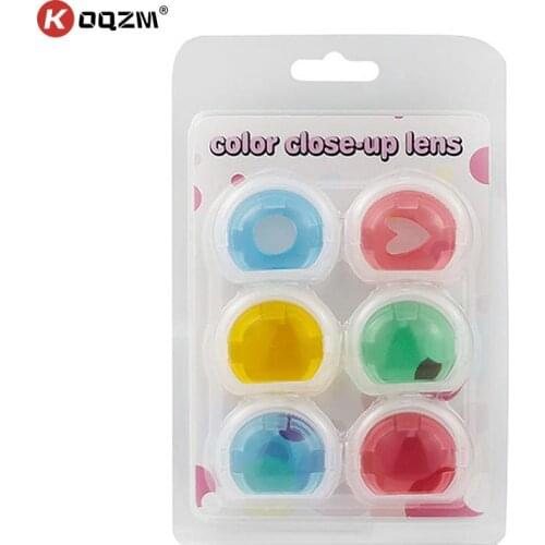 1set 4 Colors Colorful Close Up Lens Filter Set for Fujifilm Instax Mini 11 Film Polaroid Camera Accessories
