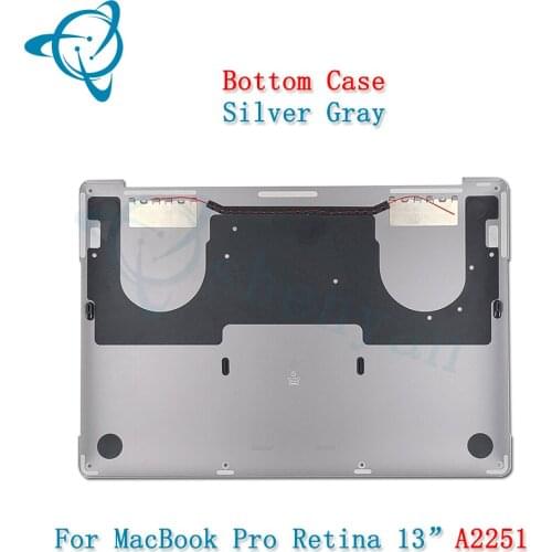 New Laptop A2251 Bottom Case 613-13916-5 For Macbook Retina Pro 13" Bottom Lower Case Cover Grey Silver Color 2020 EMC 3348