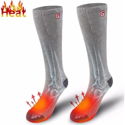 Heated Socks for Chronically Cold Feet for Women and Men Cold outdoor sports 3.7 Voltage Thermo Socks