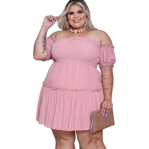 2021 New Product Womens Clothing Summer Thin Draw Back Irregular Dress Female Holiday Party Elegant Casual Dress Plus Size