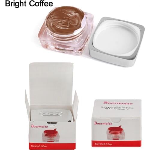 Ink Pigment Tattoo PCD Permanent Makeup Bright Coffee Eyebrow Microblading Makeup Beauty Ink for Tattoo Machine Non-toxic Supply