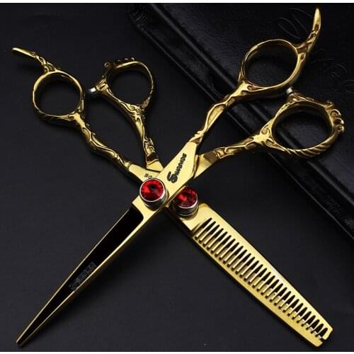 Professional Hairdressing Scissors Set Hair Salon Hairstyle Special Thinning Shear Flat Shear Japanese-style Willow Shears