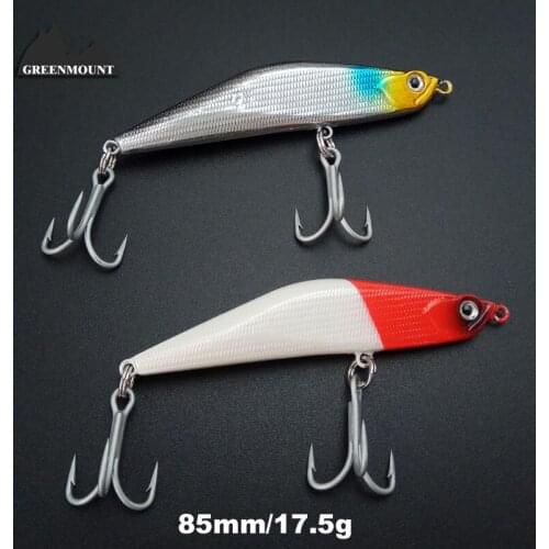 Wholesale -1piece 17.5gX8.5cm fishing lure hard with high-carbon steel 3X-Strong treble hook sinking minnow VIB