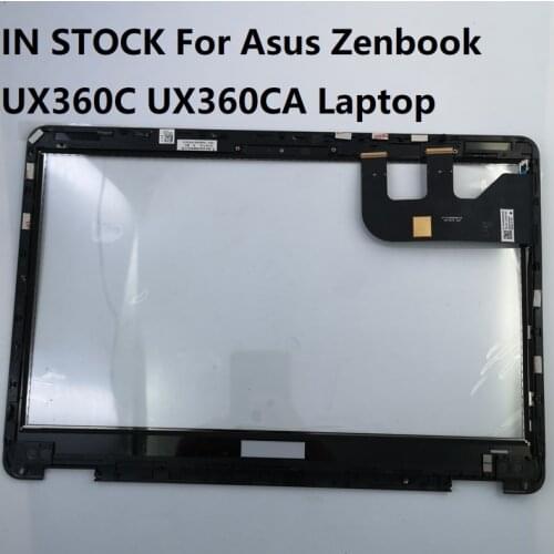 13.3" Touchscreen For Asus Zenbook UX360C UX360CA Laptop Touch Screen Digitizer Glass replacment parts With Front Bezel frame