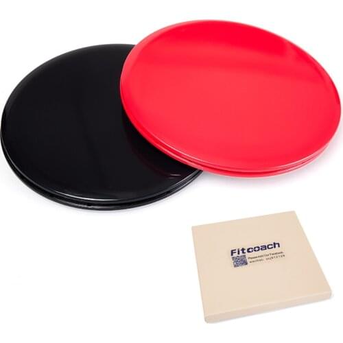 Gliding Discs Core Sliders. Dual Sided Use on Carpet or Hardwood Floors. Abdominal Exercise Equipment