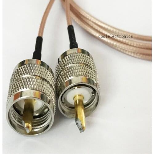 UHF PL259 Male to so239 UHF Female 50ohm RG316 Coax Low Loss Jumper RF Cable 1m 3m 5m 10m