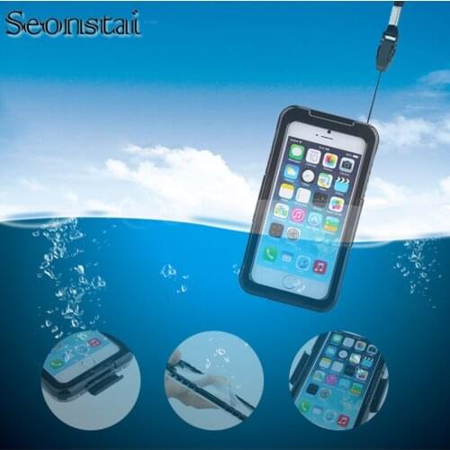 Water Resistant Case for iPhone X Waterproof Cases for iPhone 7 6s Plus Underwater Dive Bag for iPhone 8 Plus Cover Coque Fundas