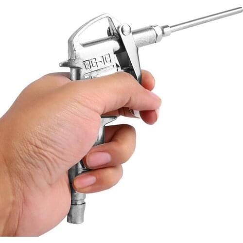 Air Compressor Dust Duster Trigger HandleStainless steel Compressed Alloy Nozzle Blow Spray Gun DG-10 With Extended Air Nozzle