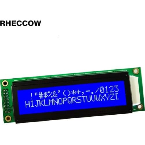 RHECCOW 5v 2002a 20*2 202 Character LCD Module Display LCM blue blacklight black character for raspberry pi