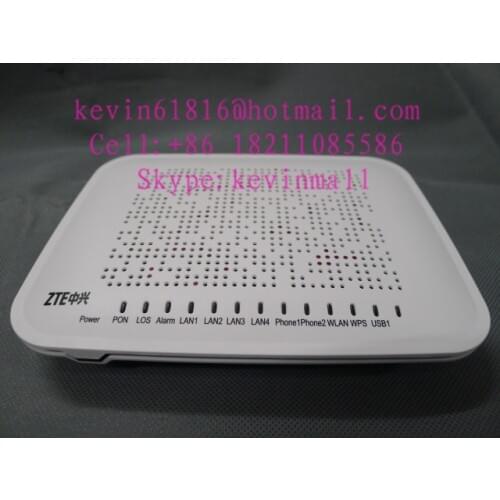 ZTE GPON terminal ZXA10 F660 V3 FTTO wireless ONT With 4 LAN and 2 voice ports + WIFI, English setup . FiberCore