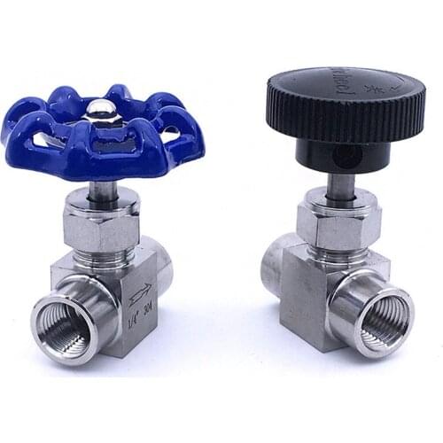 1/8 1/4 3/8 1/2 Inch G Thread BSP Stainless Steel Female Needle Valve Flow Control Globe Needle Valve For Water Gas Oil,JO21046