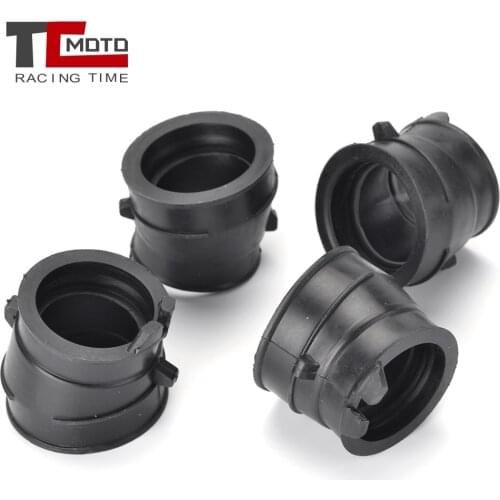 TCMOTO 4 PCS Motorcycle Carburetor Interface Adapter Intake Manifold For Honda CBR250 Hornet CB250 JADE250 CBR250 MC14 MC17