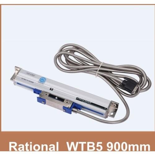 Free Shipping Rational WTB5 0.005mm 900mm linear scale TTL 5V optical optical scale for turning lathe CNC