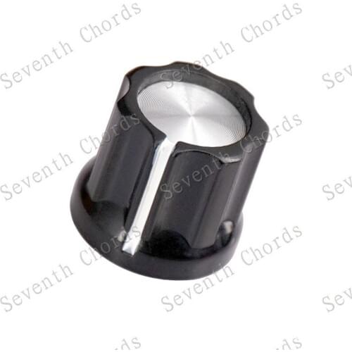 1 pcs black plastic Electric guitar bass knob cap potentiometer cap guitar parts musical instruments