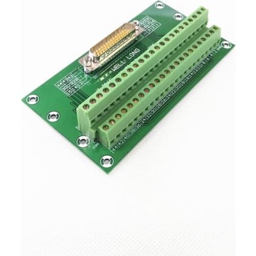 D-SUB DB44 Male Header Breakout Board, Terminal Block, Connector