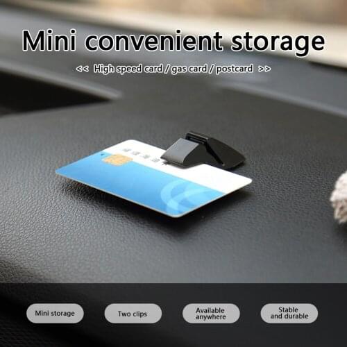 Temporary Parking Card Ticket Holder Home Office Desktop Card Slot Fixed Clip Office Desktop Card Slot Fixed Clip