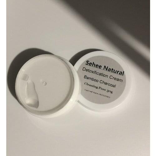 Bamboo Charcoal Detoxification Cream Deep Nourishing Massage Cream For Cleaning Pore Dirt Expelling lead and mercury