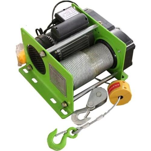 Wire Rope Electric Hoist 220V Micro Electric Winch 400 - 1000Kg 30 - 100M