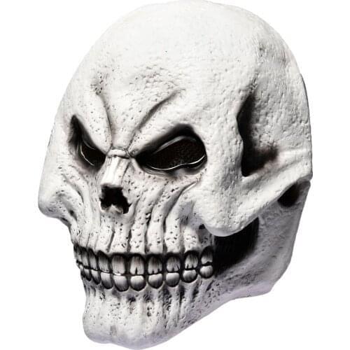 Halloween Movable Jaw Head Skull Mask Latex Mask Horror Masquerade Halloween Skeleton Headgear Horror Prop