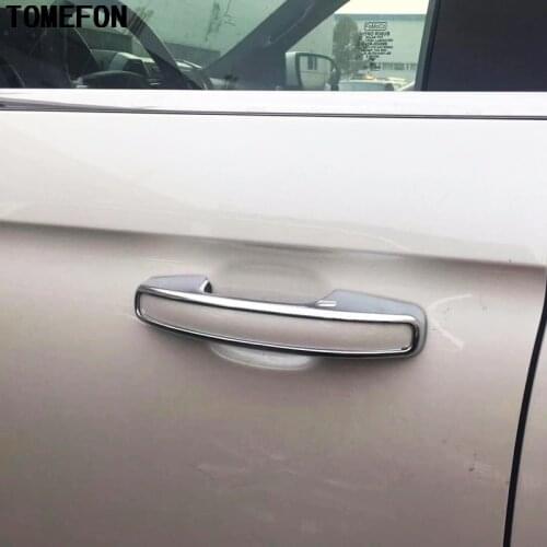 TOMEFON For Ford Expedition 2018 2019 ABS Chrome Side Door Handle Bowl Cover Trim Exterior Styling Decoration Auto Accessories