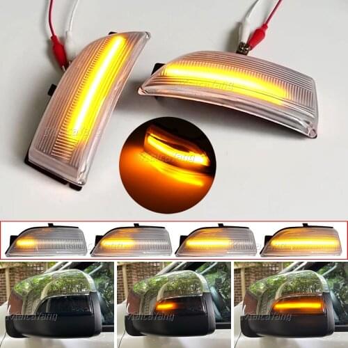 Side WIng Rearview Mirror Indicator For Ford Everest 2015-2019 Ranger T6 Raptor Wildtrak Dynamic Blinker Turn Signal LED Light
