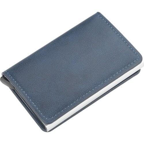 New Rfid Card Holder Men Wallet Money Bag Male Vintage Short Purse Small Leather Slim Wallets Mini Wallets Thin 10x6.5x1.5cm 72g