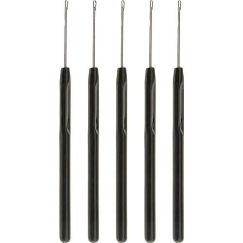 5 Professional Pulling Hook Loop Micro Hair Extensions Tool Kit