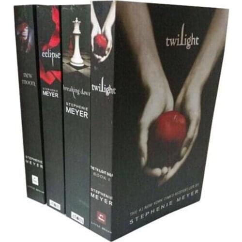 Twilight Saga A Full Set of English Original Novels Dusk/New Moon/Eclipse/Dawn Selected Literary Novels