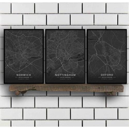 Norwich Nottingham Oxford Peterborough Plymouth Portsmouth Preston Reading Rotherham Sheffield United Kingdom Poster