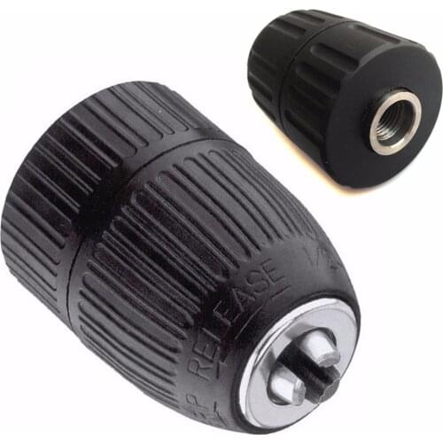Newest Black 13mm 1/2" x 20 UNF Mount Keyless Drill Chuck For Bosch Makita Drills