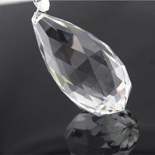 New Arrival 76mm/89mm Corn Suncatcher Water Drop Crystal Chandelier Prism Party Ornament DIY Pendant Accessories Craft Supply