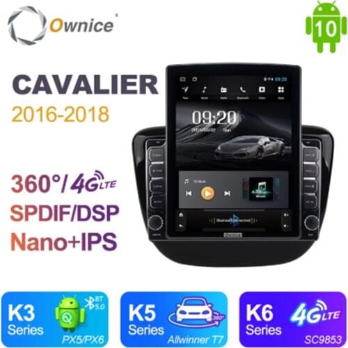 Ownice Android 10.0 Octa 8 Core Car Radio forChevrolet Cavalier 2016 2017 2018 GPS Multimedia Stereo PlayerTesla Style 4G LTE