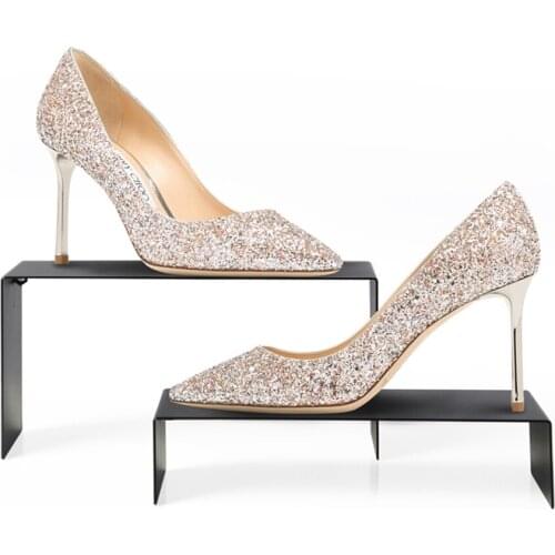 Clothing Shoes Store Iron U-shaped Shoe Display Stand Shelf Table Bag Glasses Jewelry Display Rack Desk Handbag Perfume Display