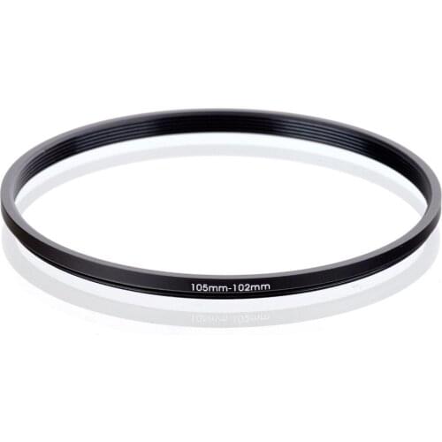 RISE(UK) 105mm-102mm 105-102mm 105 to 102 Step down Ring Filter Adapter black