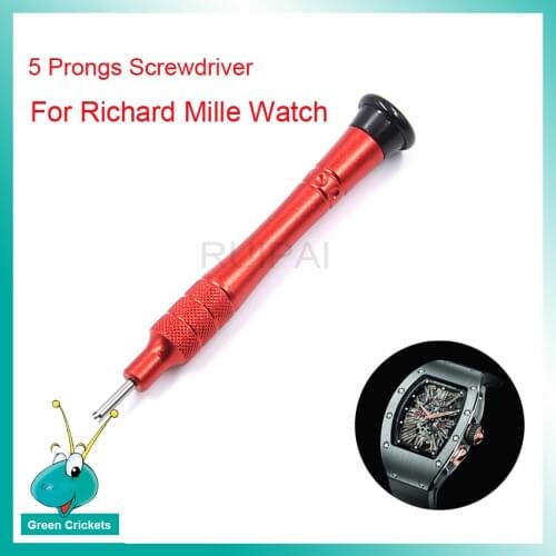 5 prongs Precision Screwdriver for Richard Mille Watch Back Case Screws